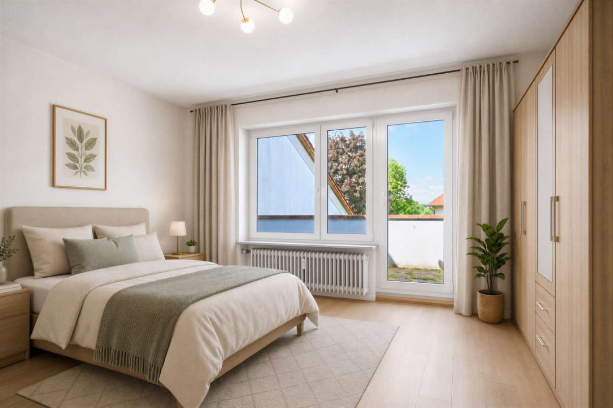 Schlafzimmer KI-Visualisierung