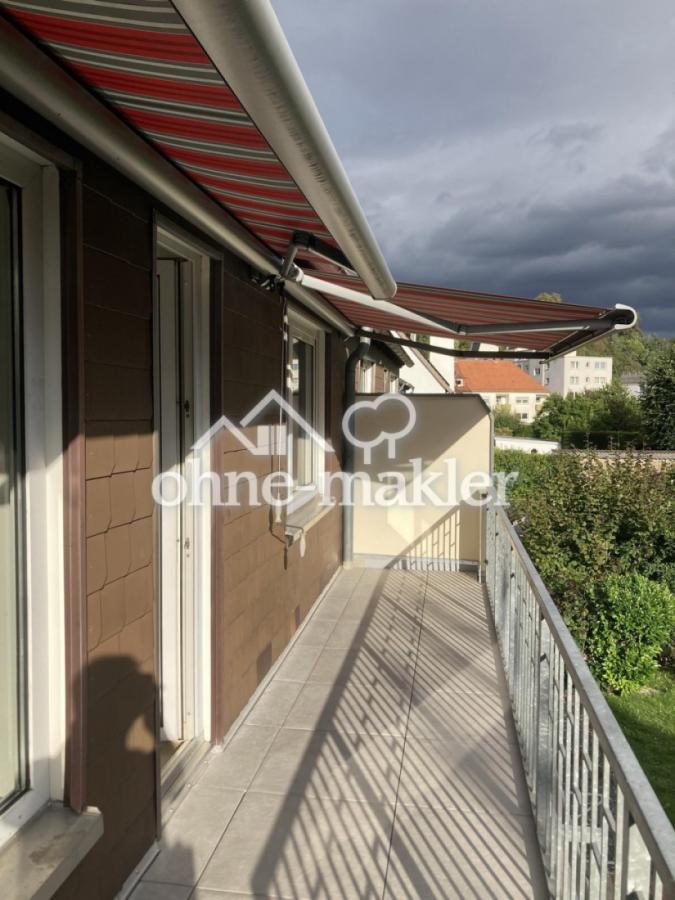 großer Balkon