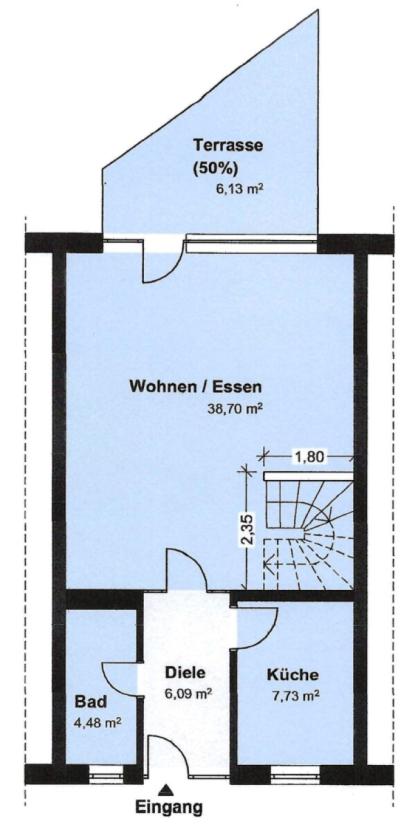 Grundriss Erdeschoss