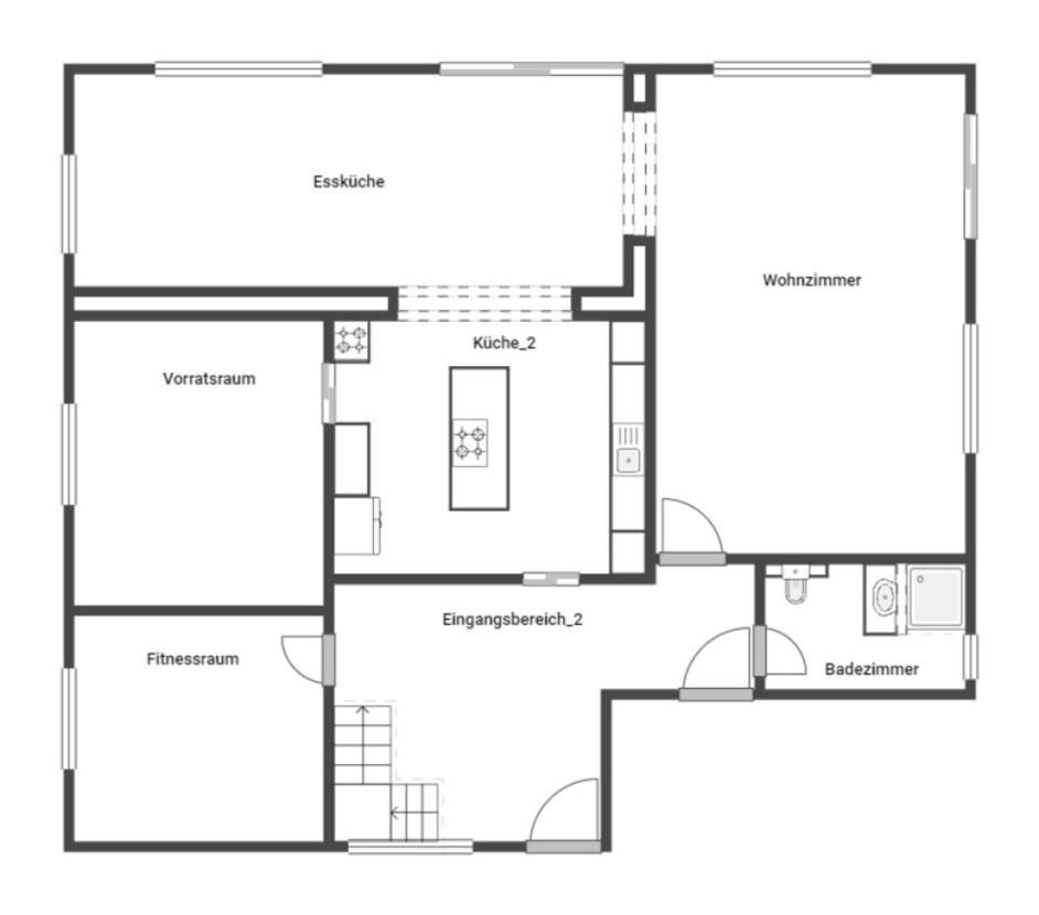 Grundriss Skizze EG