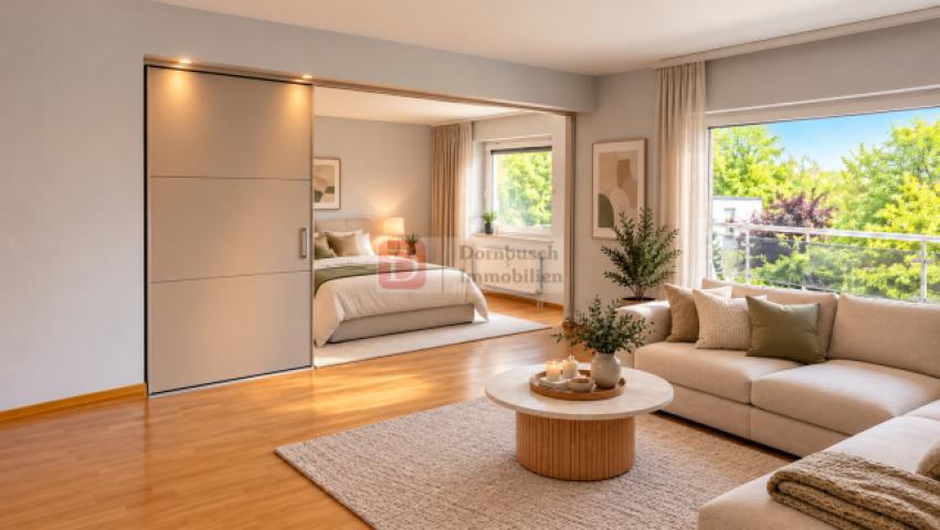 Wohn/-Schlafbereich - Virtual Staging
