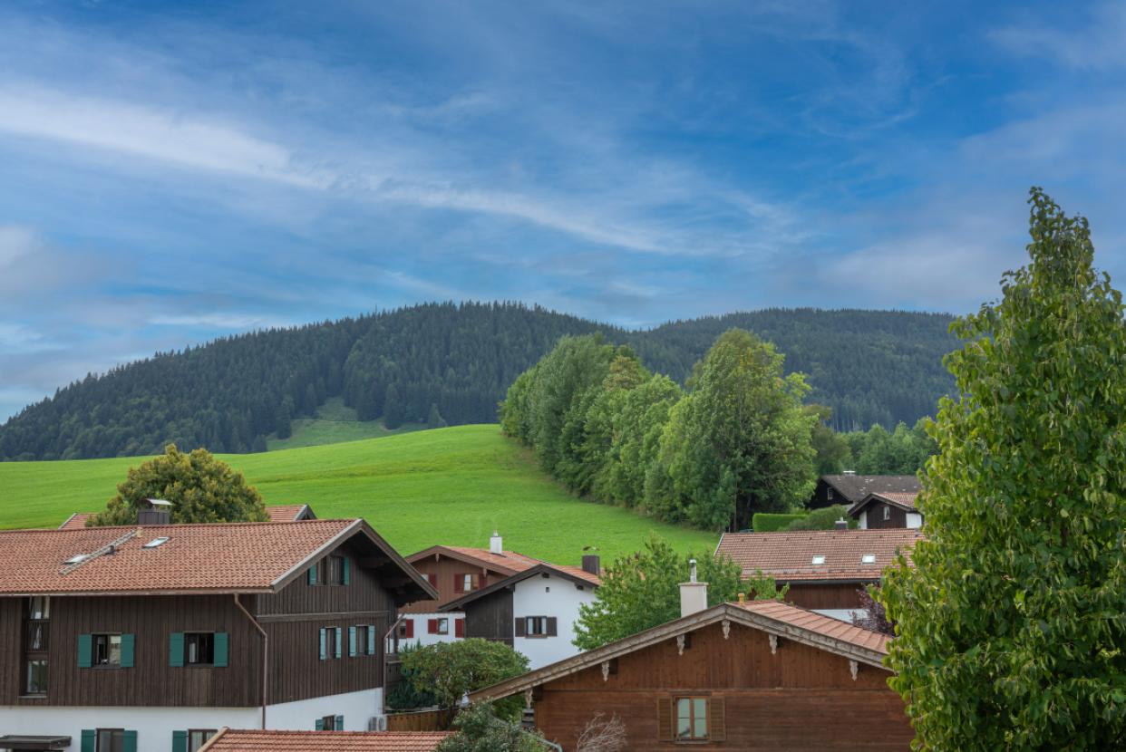 Ausblick Balkon