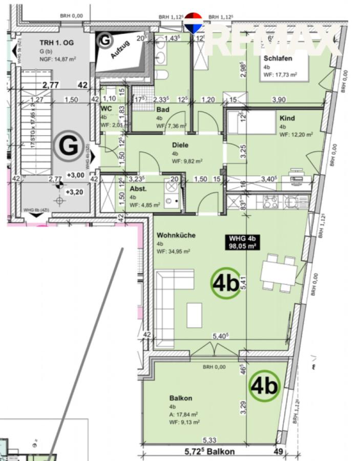 Whg 4b GE Grundriss