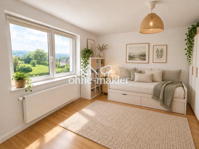 Schlafzimmer 1.OG möbliert