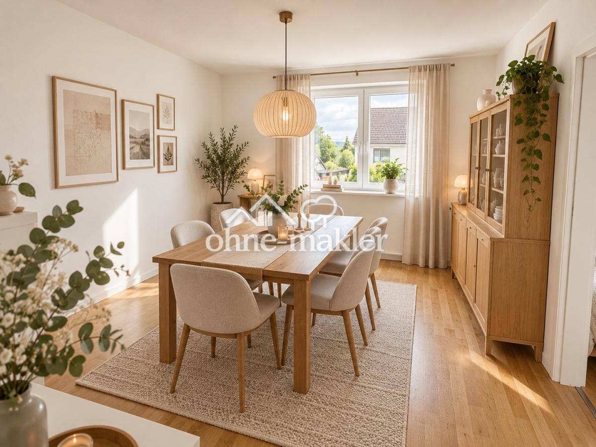 Arbeitszimmer/Esszimmer 1.OG