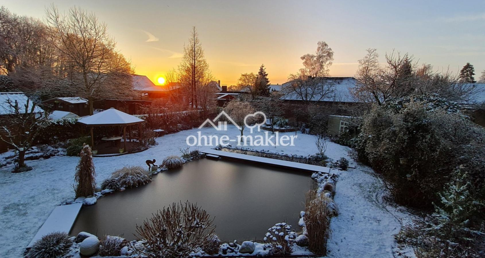 Sonnenaufgang im Winter