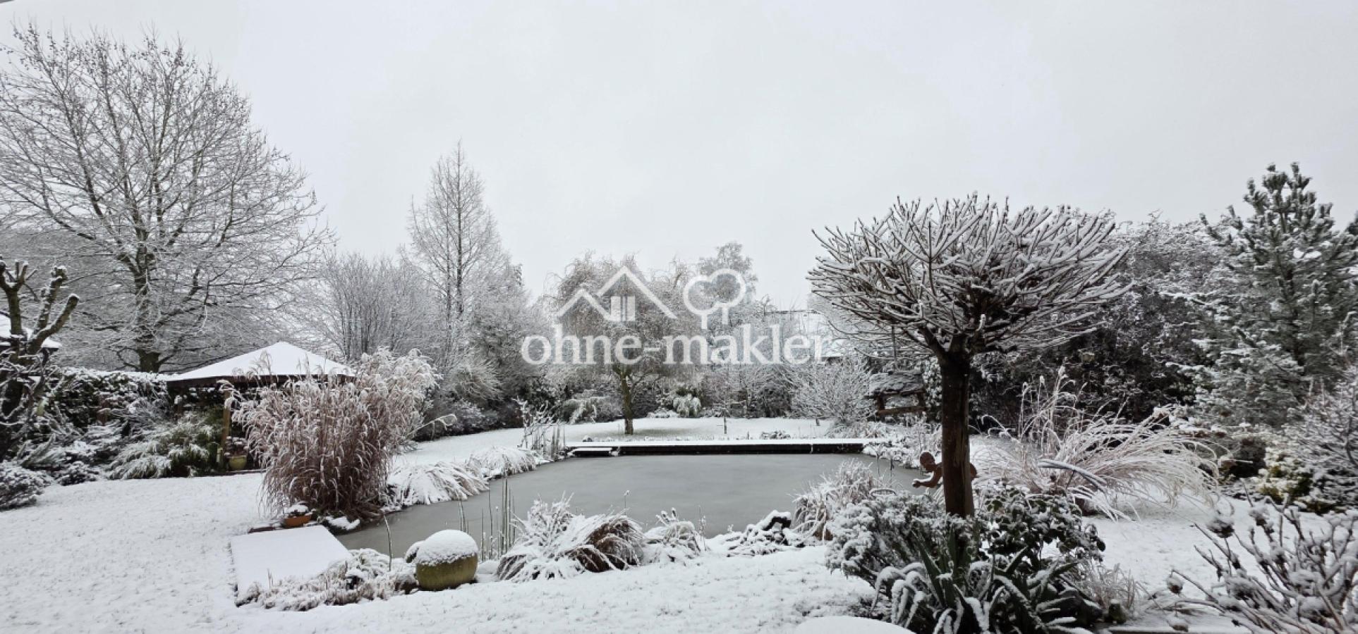 Garten im Winter