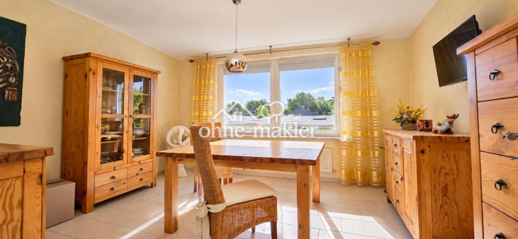 Esszimmer auf halber Etage