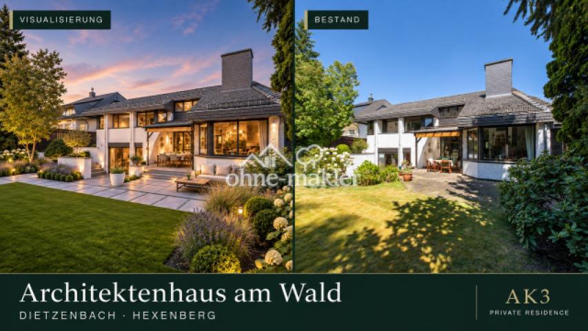 Titelseite: Gartenansicht