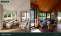 Wohnzimmer und Kamin