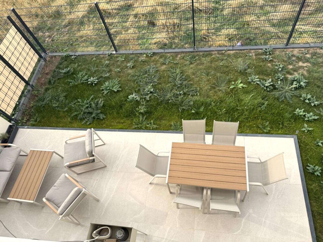 Blick auf die Terrasse