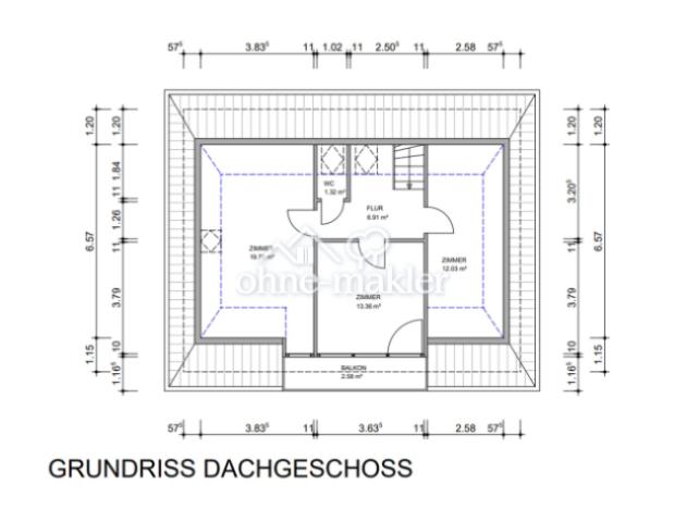 Grundriss Obergeschoss