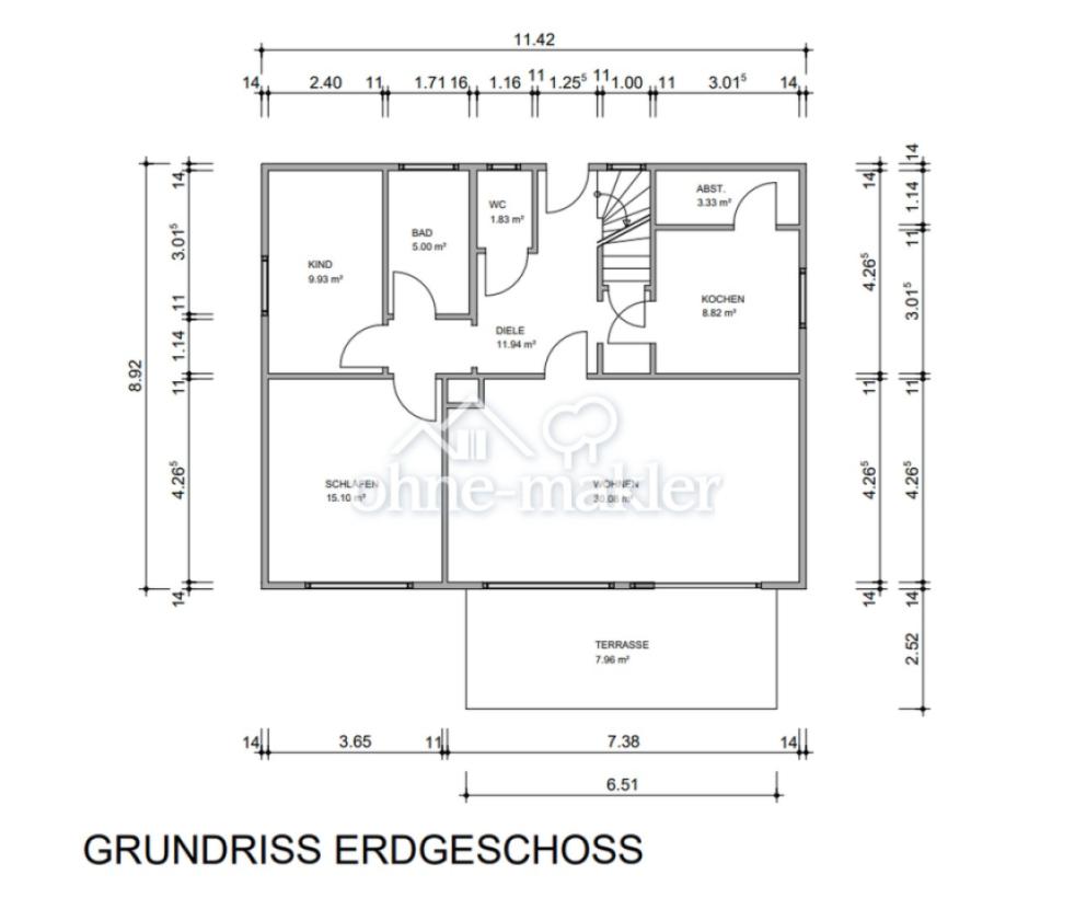 Grundriss Erdgeschoss