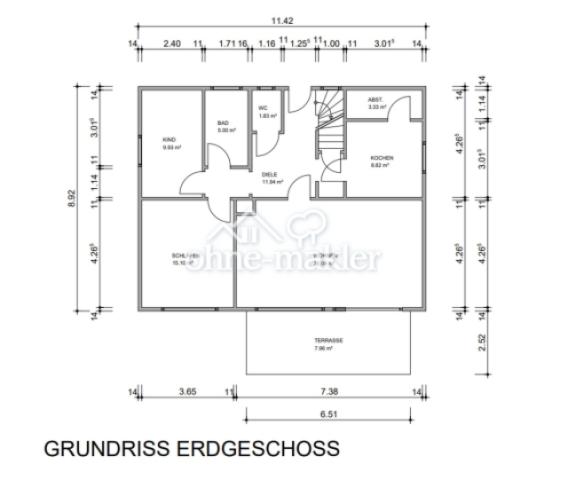 Grundriss Erdgeschoss