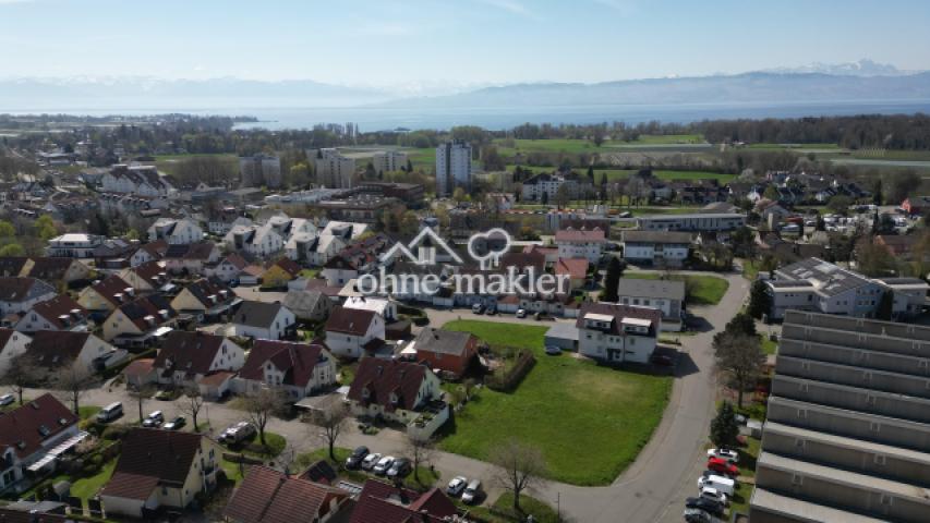 Blick auf Bodensee/Berge