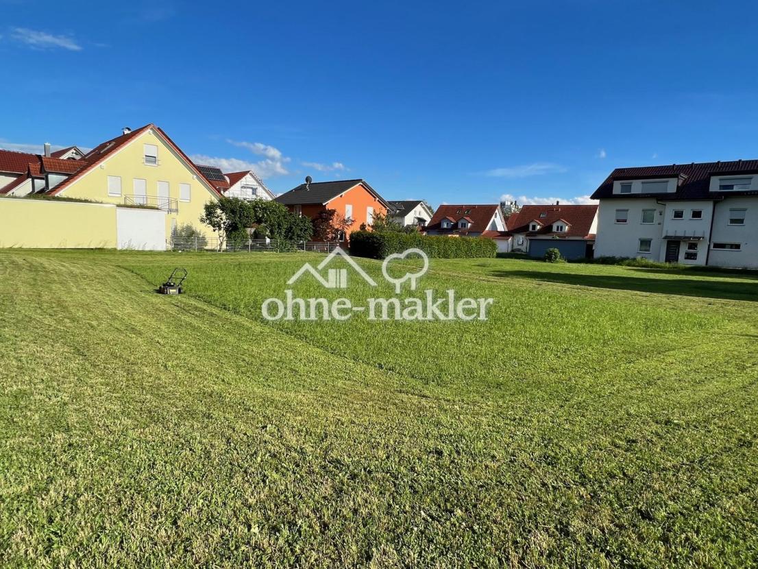 Blick über das Grundstück