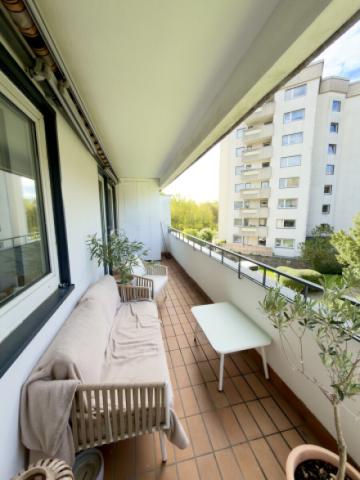 Blick auf den Balkon