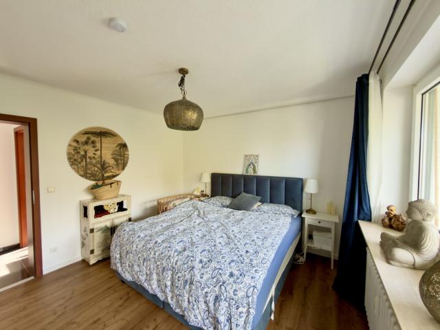 Blick ins Schlafzimmer
