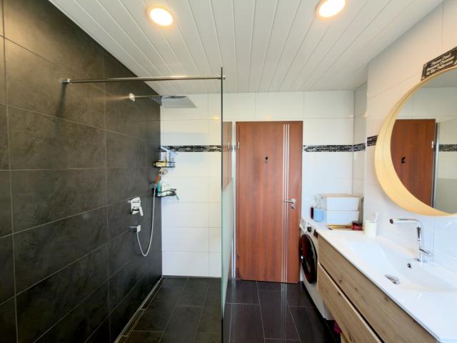 Einblicke ins Bad mit  Walk-in-Dusche
