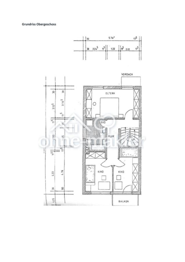 Grundriss Obergeschoss