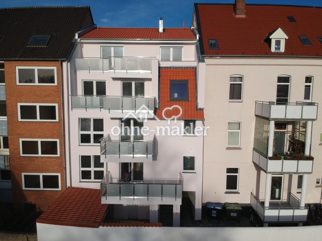 Hofansicht Balkone