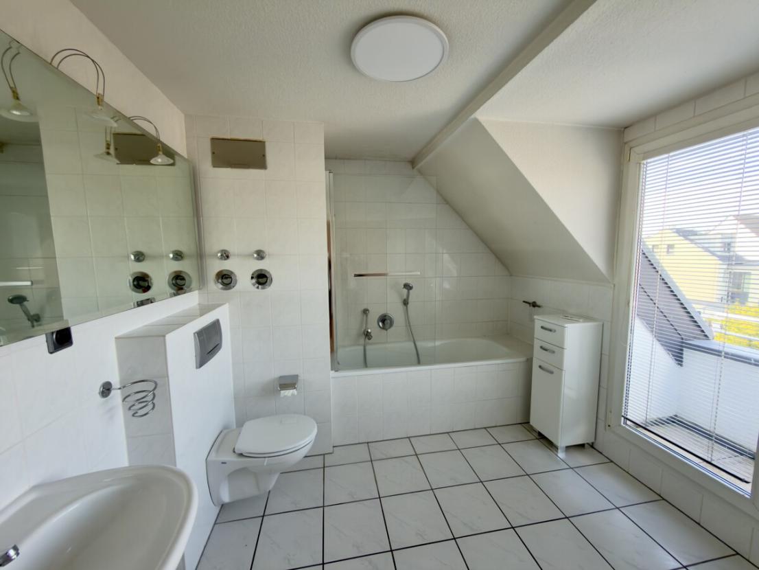 Blick ins Badezimmer