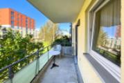 überdachter Balkon