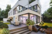 Ansicht-Terrasse - Visualisierung