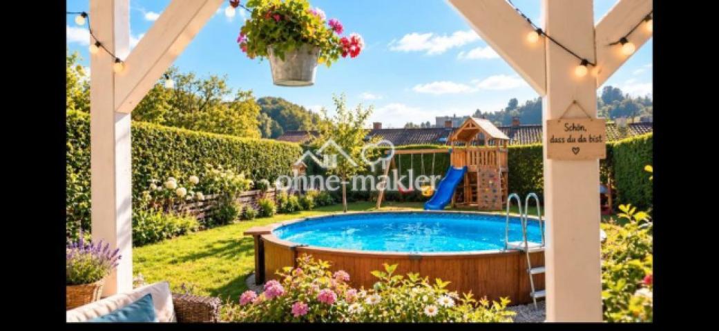 Garten mit Pool (KI Vorschlag)