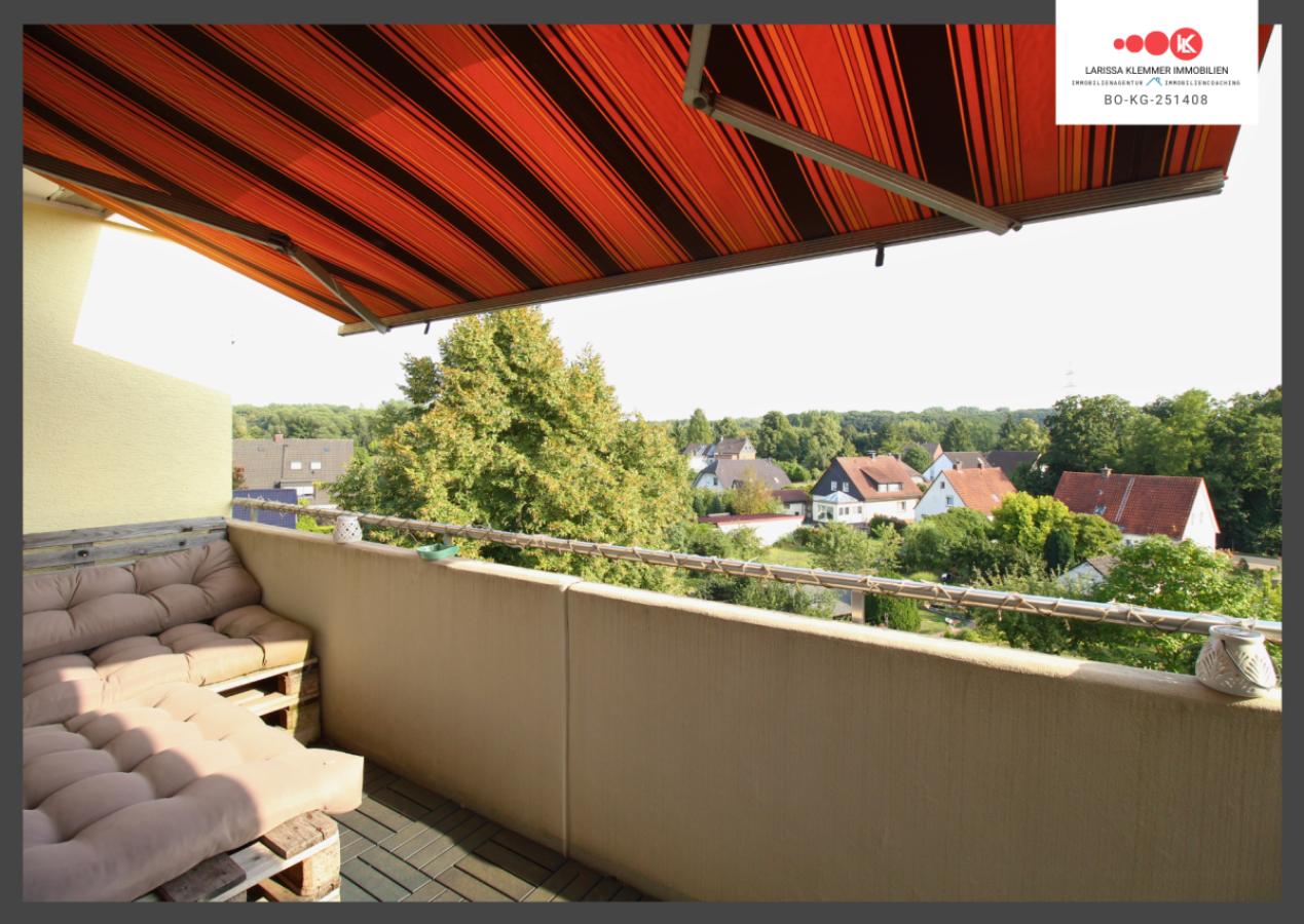 Blick vom Balkon