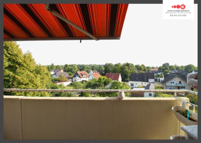 Blick vom Balkon
