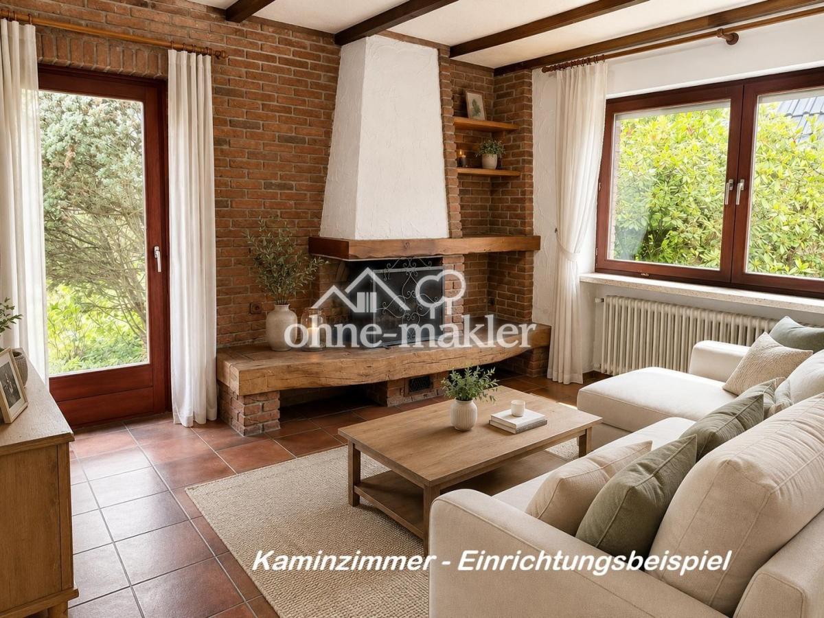 Kaminzimmer Wohnbeispiel