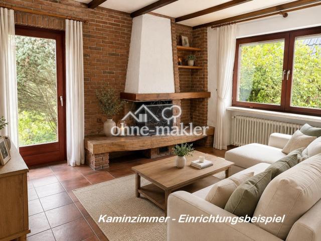 Kaminzimmer Wohnbeispiel