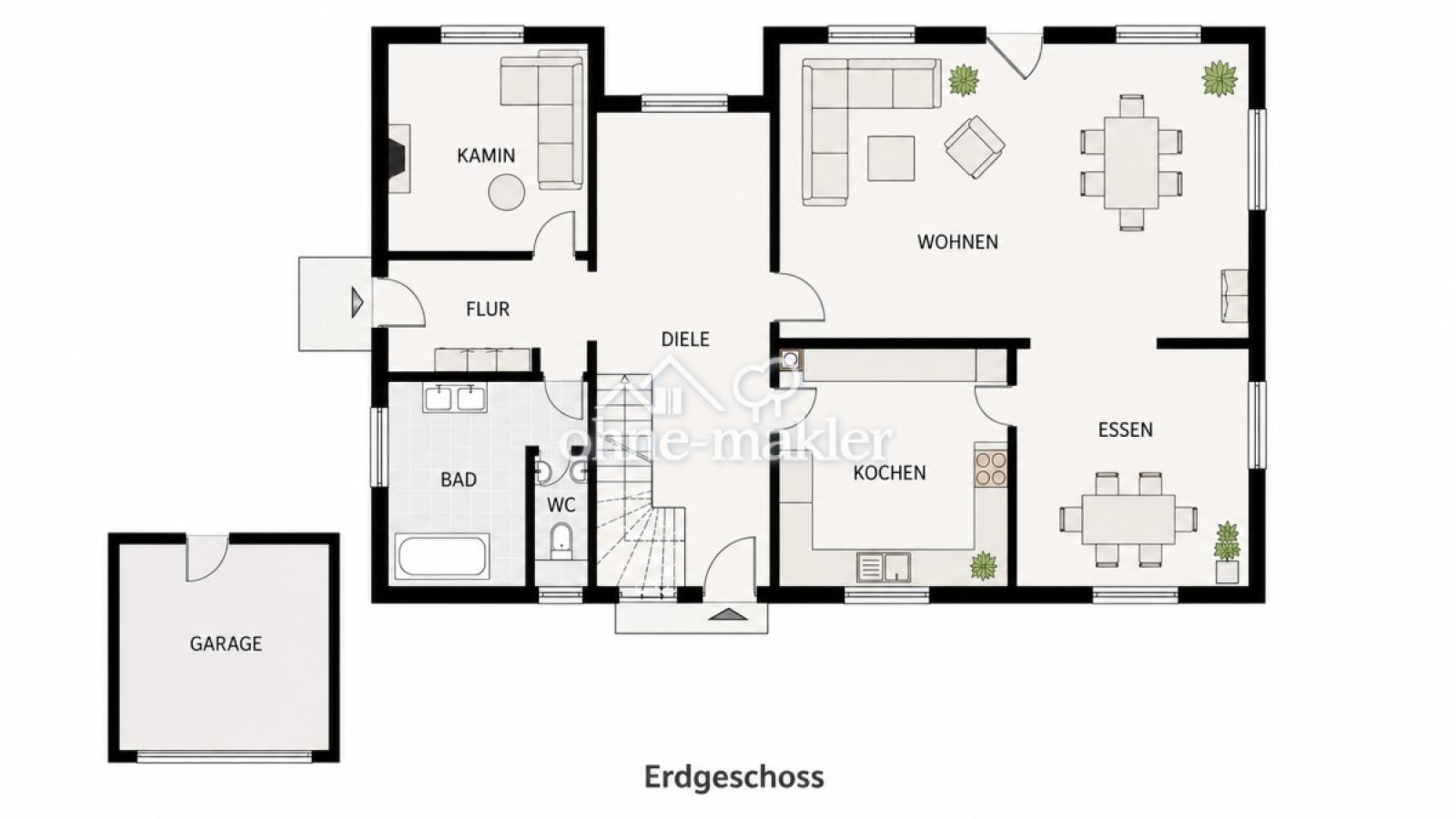 Grundriss Erdgeschoss