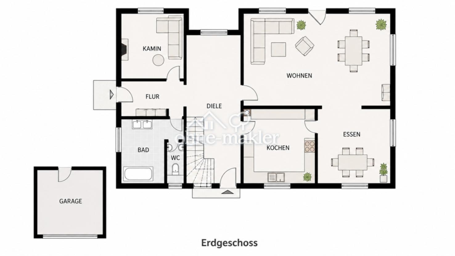 Grundriss Erdgeschoss