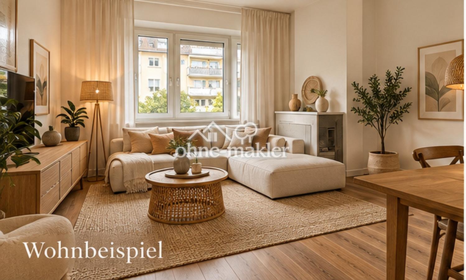 Wohnbeispiel Wohnzimmer
