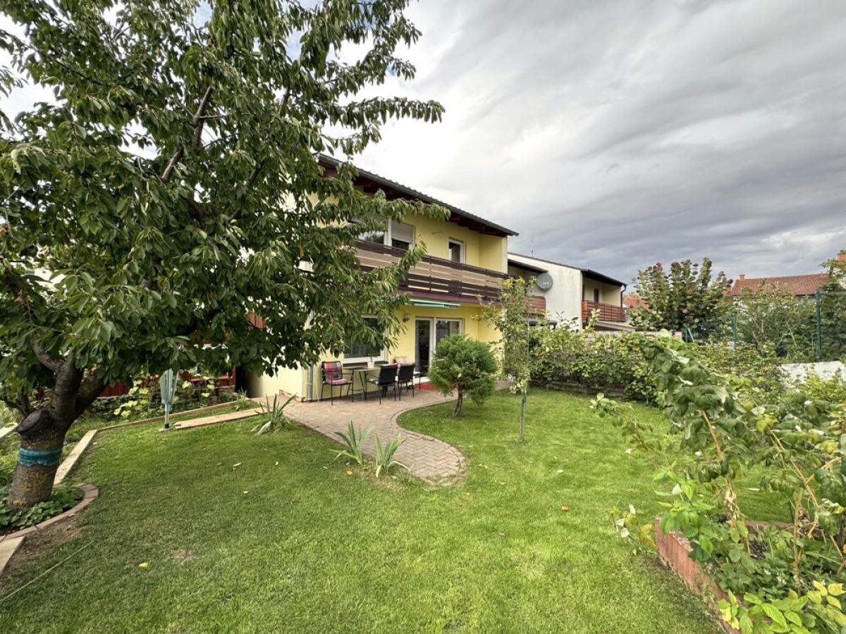 Blick aufs Haus