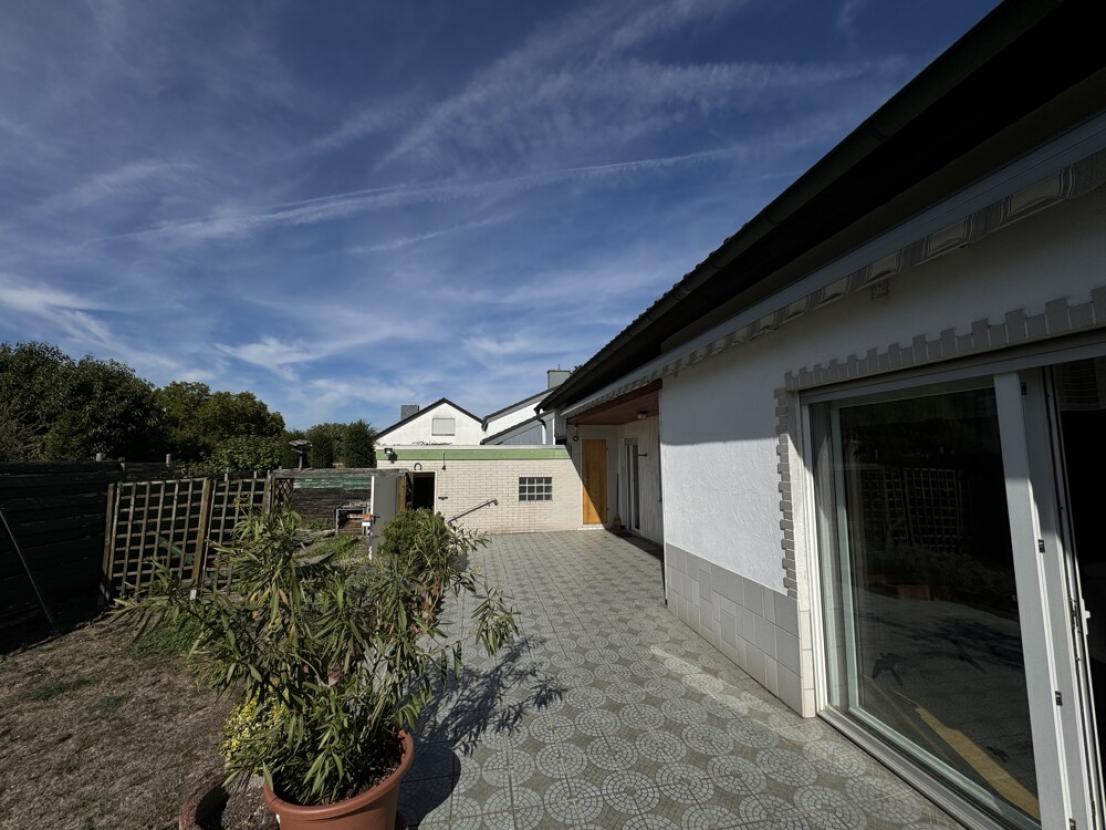 Terrasse Rückansicht