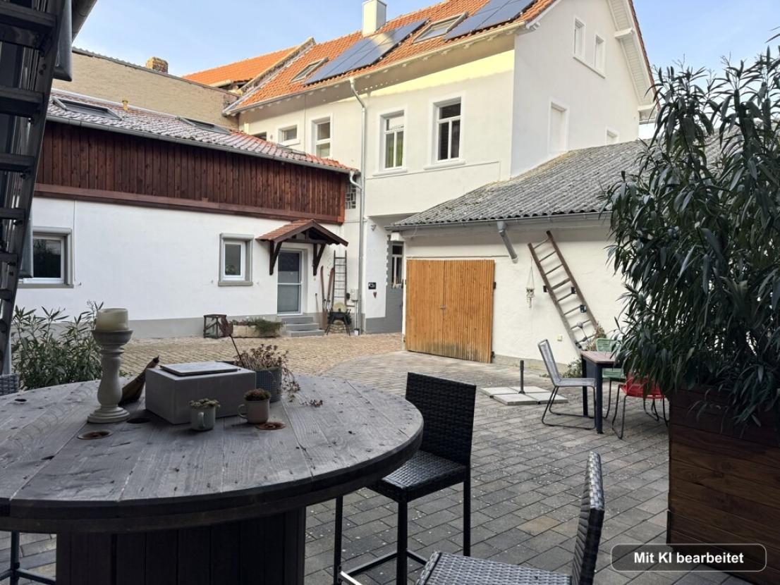 Blick aus dem Hof