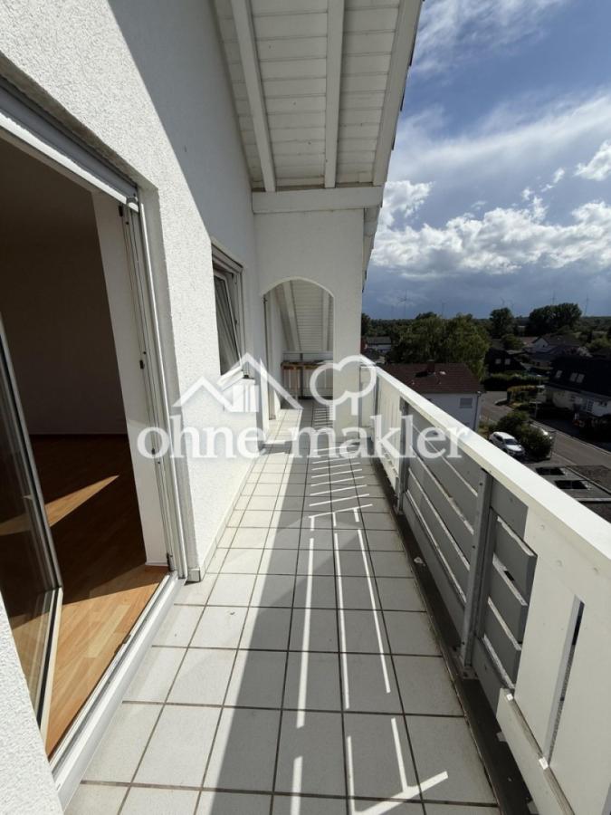 Südwest-Balkon, ganze Breite