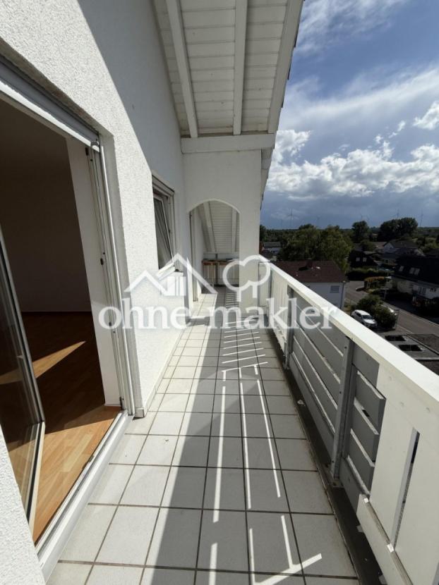 Südwest-Balkon, ganze Breite