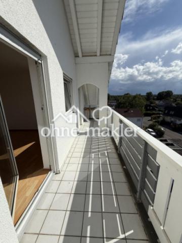 Südwest-Balkon, ganze Breite