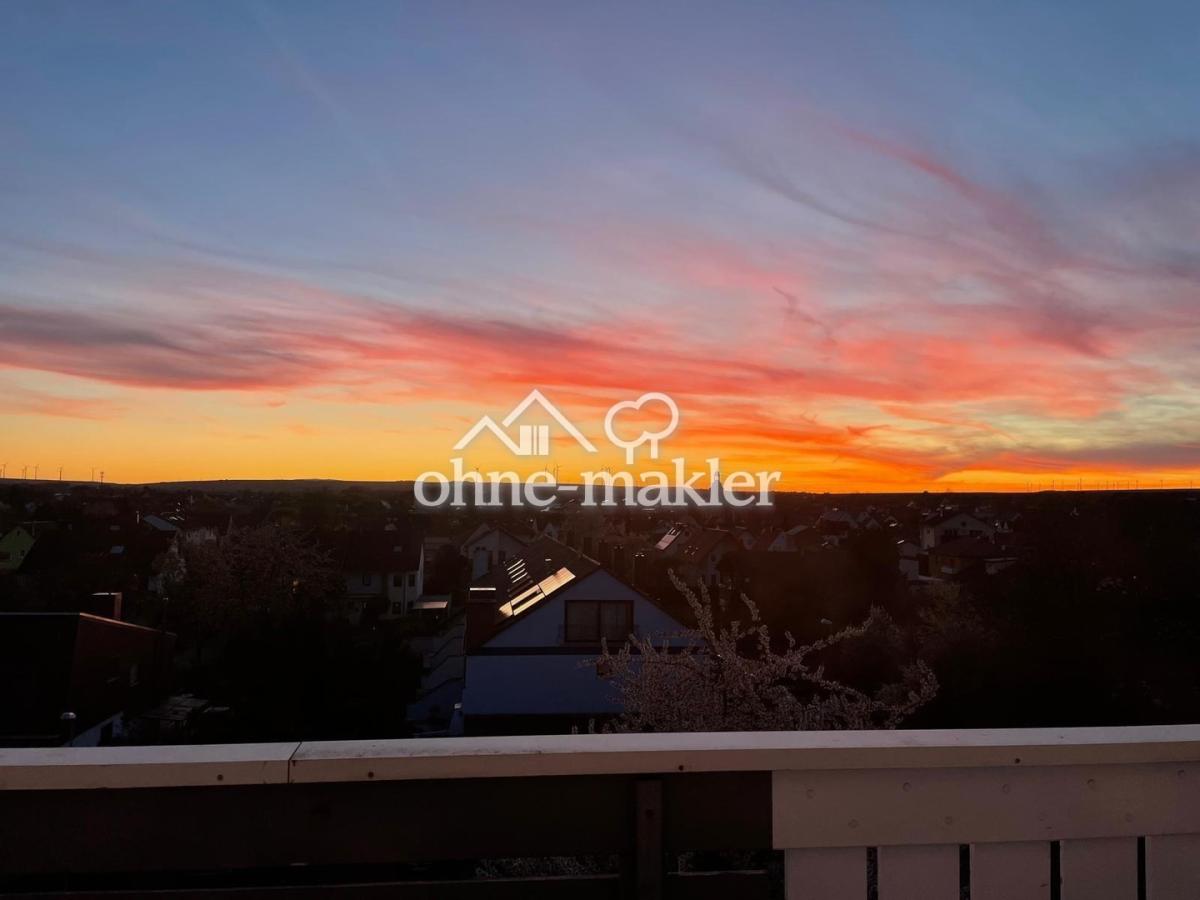 Abendstimmung auf dem Balkon