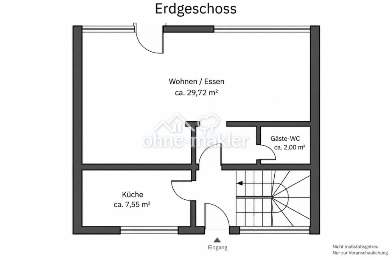 Grundriss Erdgeschoss