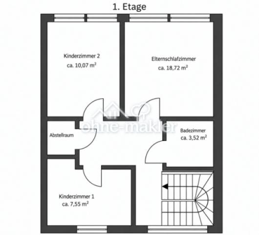 Grundriss 1. Etage