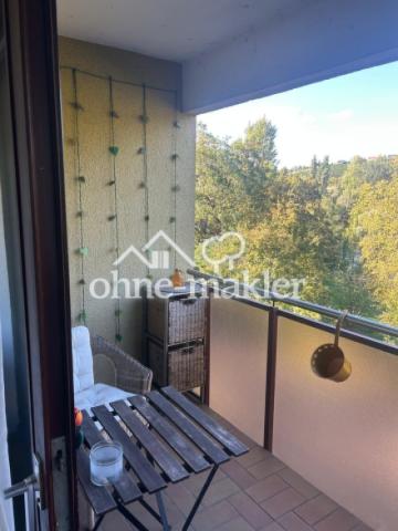 Balkon mit Sitzmöglichkeit