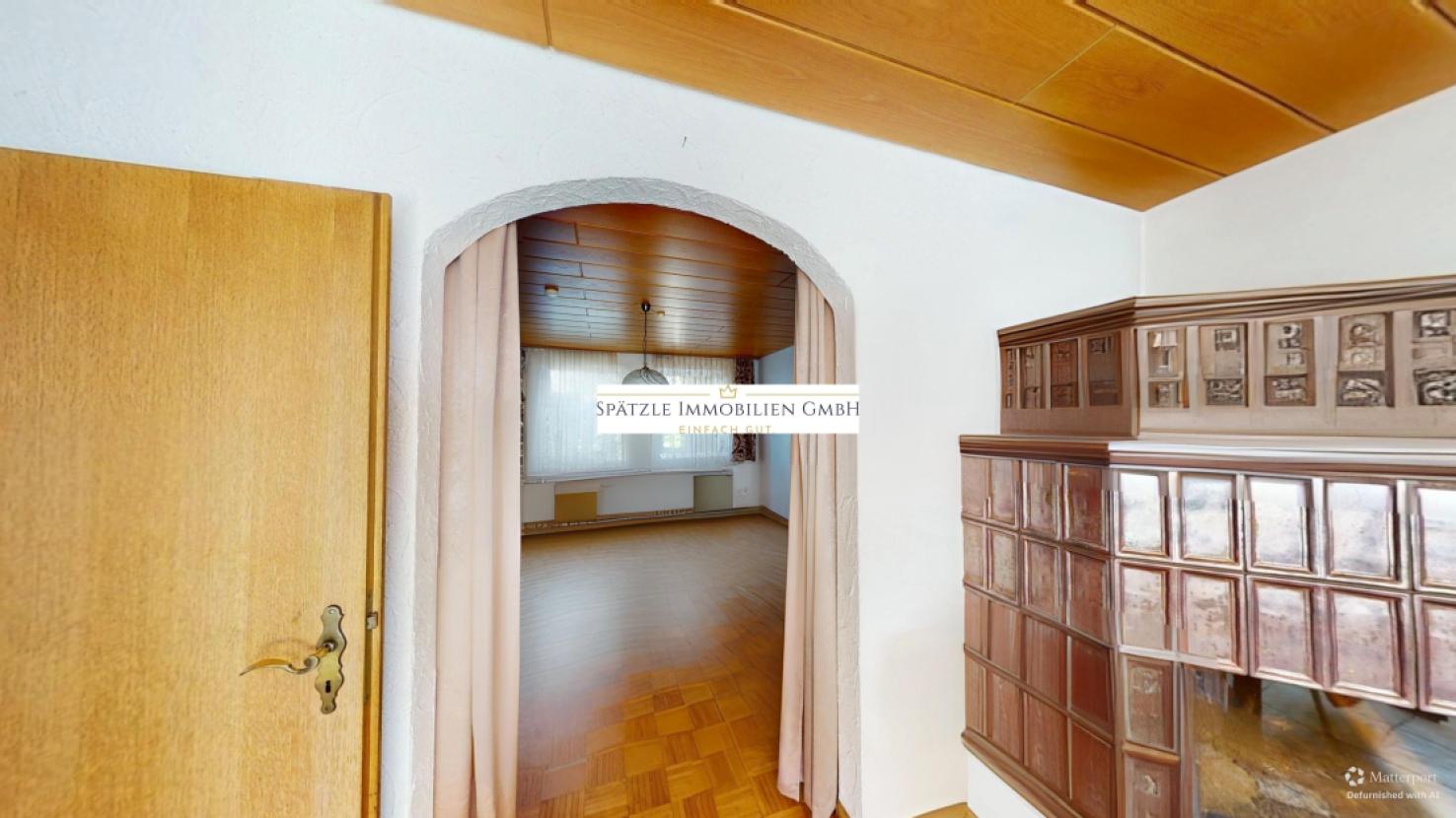 EG Blick vom Esszimmer ins Wohnzimmer