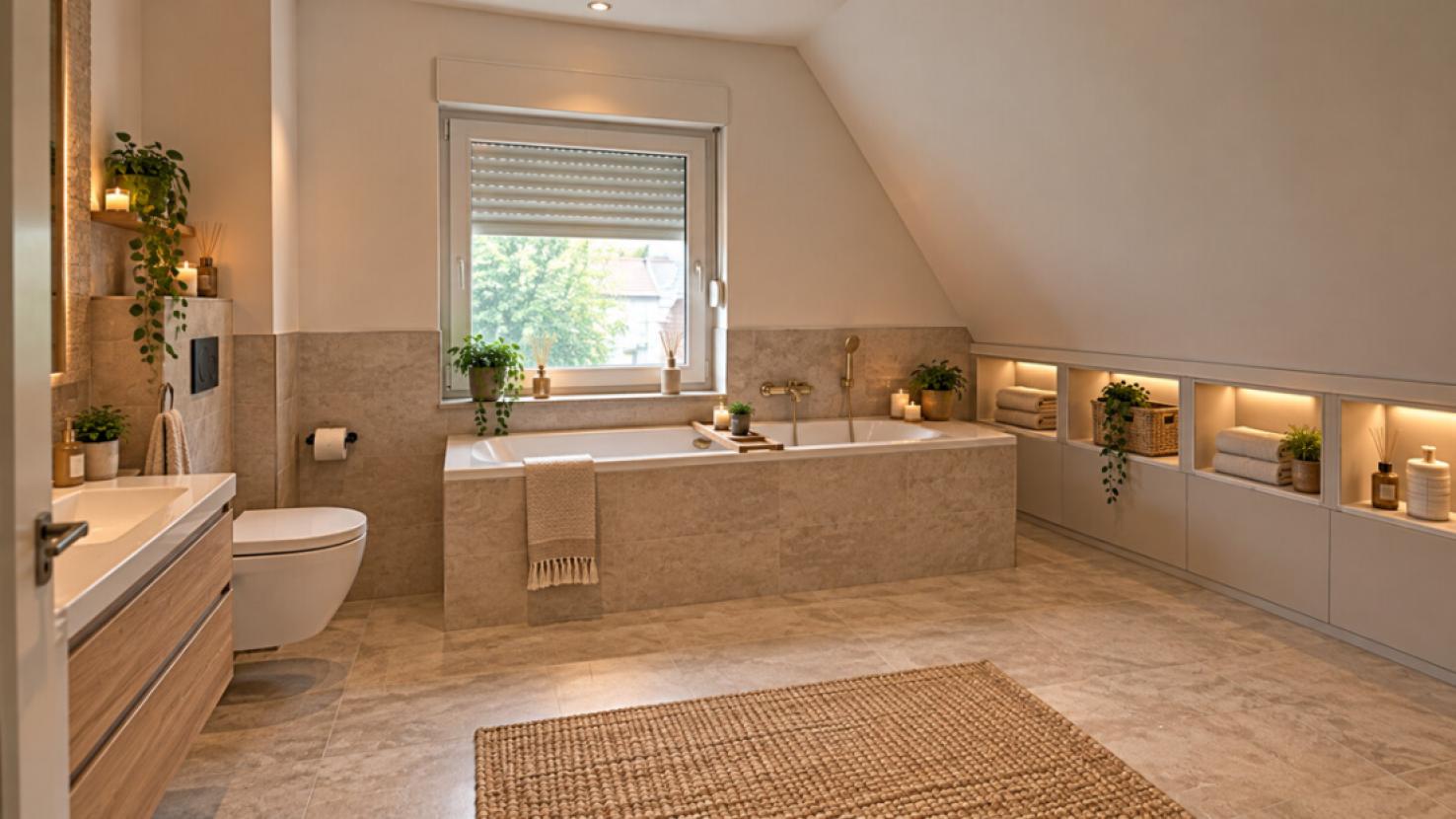 Badezimmer virtuell eingerichtet