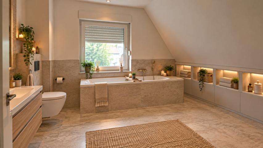 Badezimmer virtuell eingerichtet
