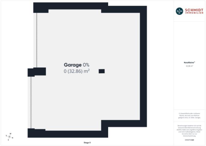 Grundriss Doppelgarage